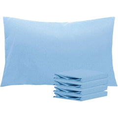 Pack of 2 Softtouch Ultra-Fine Pillowcases, 200Tc Pure 100% Polycotton Envelope Closure Pillow Covers, Available in a Variety of Colors, Fade-Resistant Fabric Bedding, Suitable for Various Style Settings, Machine Washable.