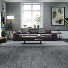 36-Piece Grey Wood Effect Vinyl Flooring Self-Adhesive Floor Planks, 5.0m² PVC Floor Tiles for Living Room, Bedroom, Kitchen, Office