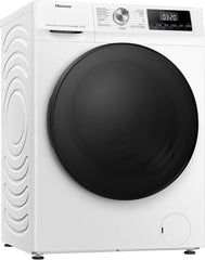 Hisense WDQA8014EVJM 60Cm Freestanding 8 KG Front Load Washer Dryer - 1400 RPM - Pure Steam - Purejet - Pause and Add - Inverter Motor - White