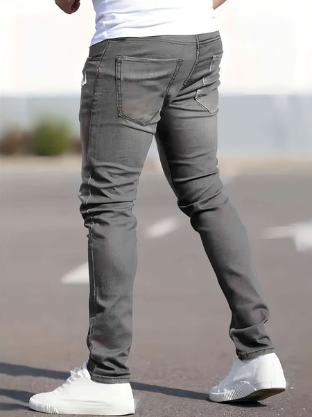 Gengyuan Shi - Men'S Casual Stretch Pants 2pcs Set
