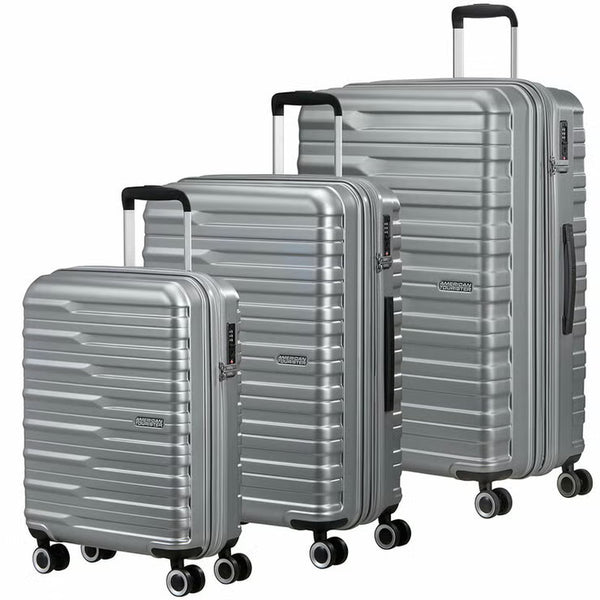 American Tourister Powerstack 3 Piece Luggage Set Spinner Case
