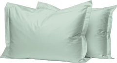 Pack of 2 Softtouch Ultra-Fine Pillowcases, 200Tc Pure 100% Polycotton Envelope Closure Pillow Covers, Available in a Variety of Colors, Fade-Resistant Fabric Bedding, Suitable for Various Style Settings, Machine Washable.