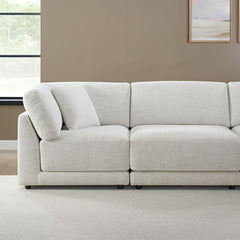 Aiden & Ivy Dayna Grey Fabric 8 Piece Modular Sofa