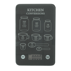 Envenzo Kitchen Scales With LCD Display Tempered Glass Battery Operated with Easy Measurements Conversion Scales for Cooking and Meal Prep, Electronic Digital Scales