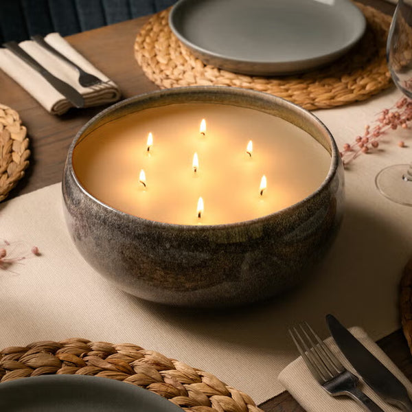 Torc 7 Wick Candle, in Green