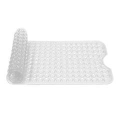 1pc Large Shower Mat – Non-Slip, Strong Suction Cups & Drain Holes, Quick-Dry, Machine Washable, Durable & Comfortable for Bathtub and Bathroom Floor Use
