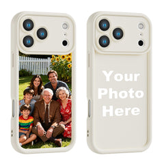 Phone Case - Custom Photo Thick Soft Phone Case - Personalized Case for Iphone 17/ 16/ 15/ 14/ 13/ 12/ 11 Pro Max/ Pro/ Plus, Full Coverage Protection, Scratch-Resistant & Wear-Resistant, Creative Gift for Family & Friends on Birthdays, Christmas