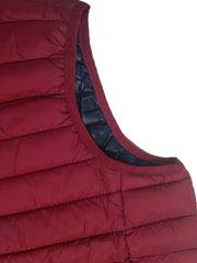 Men'S Lightweight Vest, Men'S Jacket, Autumn And Winter Vest, Stand-Up Collar Solid Color Casual Zipper Pocket Vest