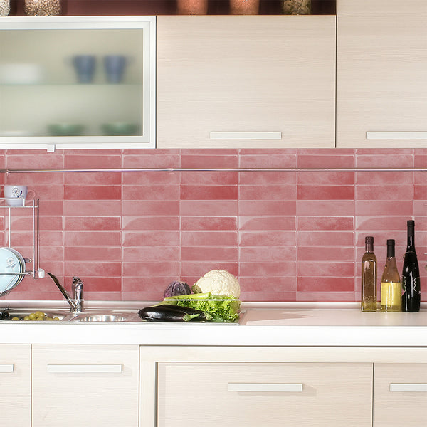 10 Sheets 1mm Thickness Tiles Self Adhesive Wall Tiles, Tile Stickers for Kitchen & Bathroom, Stick on Tiles, Peel and Stick splashback 29cm x 22.9cm