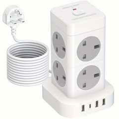 Cube Extension Lead with 8Outlets Power Stirps with 5 M Cable 4 USB