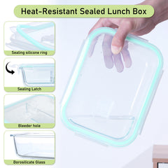 1040 ml*4, glass food containers with lids, glass sets with lids, glass storage containers with lids, glass lunch boxes with lids, glass plates with lids