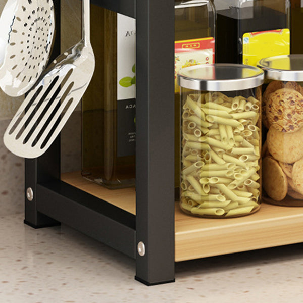 1pc 2 Tier Countertop Storage Rack, Spice Organizer, Countertop Storage Box, Accessories for Bedroom, Bathroom, And Kitchen, Home Storage And Organization, Utility Racks
