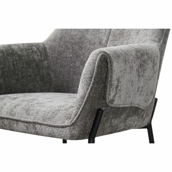 Manila Grey Fabric Dining Chair, 2 Pack
