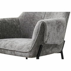 Manila Grey Fabric Dining Chair, 2 Pack