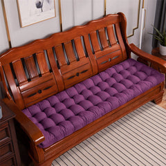 Garden Bench Cushion Chair Cushion, Sun Lounger Cushion Pads 160*50*8cm Thick Garden Recliner Chair Replacement Anti-Slip Cushion Sunbed Cushion 2 3 Seater Seat Pad for Porch Swing Patio Lawn Various Colour Options