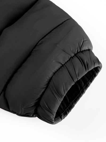 Women's Autumn/Winter Fashion Simple Versatile Lightweight Commuter Hooded Padded Coat with Pockets