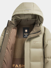 Winter New Warm Jacket with Detachable Hood, Trendy Fashion Men's Parka Coat, Business Casual Versatile Outerwear