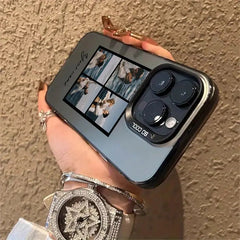 Phone Case: Custom Phone Case - Photo Grid (4-Slot) Design with Black Border, Personalized for iPhone 17/ 16/ 15/ 14/ 13/ 12/ 11 Pro Max/ Pro/ Plus, Perfect Creative Gift for Birthdays, Valentine's Day. iPhone 17 Pro Max Case, iPhone 16 Pro Max Case