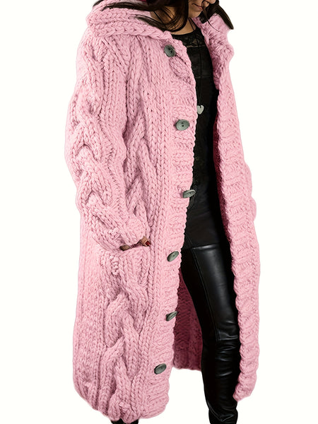New Style Cardigan Sweater Coat | Fashionable Sweater, Casual V-neck Solid Color for Fall/Winter