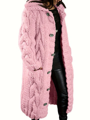 New Style Cardigan Sweater Coat | Fashionable Sweater, Casual V-neck Solid Color for Fall/Winter