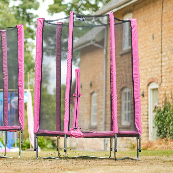 Plum 4Ft Springsafe Trampoline in Pink