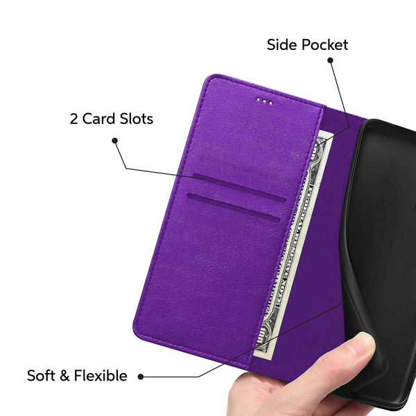Luxury Case for iPhone 16 Pro Max Plus, 15 Pro Max Plus, 14 Pro Max Plus, 13 Pro Max mini, 12 Pro Max Mini, 11 Pro Max XS MAX XS X SE 8 Plus 7 Plus 6 6S PlusLeather Phone Case Cover, PU Faux Leather Wallet Book Folio Flip Magnetic Shockproof Case with Car