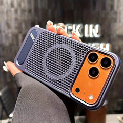 Phone Case - Premium Magnetic Phone Cover for Iphone 17 Pro Max And 16 Pro Max Featuring a Breathable Design for Heat Dissipation, a Durable Electroplated Hard Shell, And Lens Protection, Also Compatible with Model 15