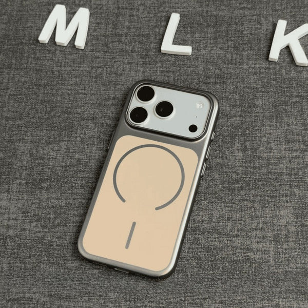 Phone Case: Fashionable Electroplated Magnetic Phone Case Compatible with iPhone 17 Pro Max Slim Shockproof Matte Full Cover Protective Case