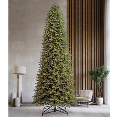 15Ft (4.6M) Pre-Lit Aspen Artificial Christmas Tree with 6,000 Colour-Changing LED Lights