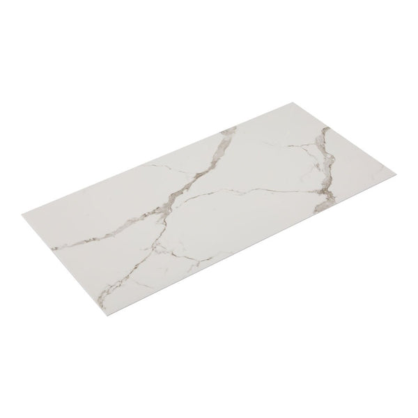 10/20/30/40 Pack Luxury Marble Effect Self-adhesive Floor Tiles 60x30cm, 2mm Thicken Vinyl Flooring Tiles Wall Stickers, Removable PVC Wall Decals, Suitable for Living Room, Bedroom, Kitchen Backsplashes, Bathroom, Office, Background Walls, Easy To Instal