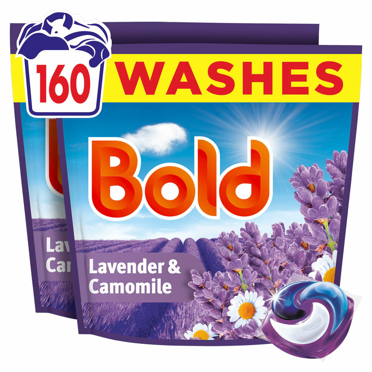 Bold 4 in 1 Pods, 160 Wash