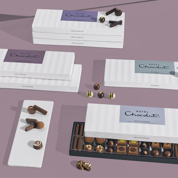 Hotel Chocolat Everything Sleekster Chocolate Gift Box. 355G. Milk, White and Dark Chocolates Ideal for Birthday, Thank You, Anniversary. Christmas 2025. Gifts for Her, Gifts for Men.