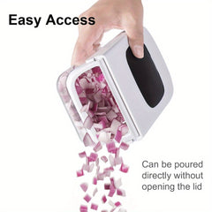 Onion Chopper That Saves Time And Effort, a Food Dicer And Salad Cutter, Measuring 20 * 12.5 * 10CM in White