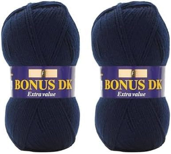 Sirdar Hayfield Bonus DK Double Knitting, White (961), 100G