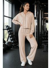 Women'S Soft Touch Tracksuit Set, Zip Up Hooded Jacket & Joggers, Casual 2pcs Lounge Wear Co Ord Outfit, Casual and Sports Wear, Gym Wear Street Wear
