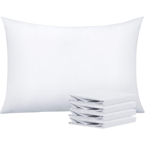 Pack of 2 Softtouch Ultra-Fine Pillowcases, 200Tc Pure 100% Polycotton Envelope Closure Pillow Covers, Available in a Variety of Colors, Fade-Resistant Fabric Bedding, Suitable for Various Style Settings, Machine Washable.