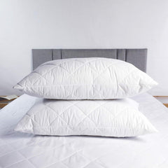 Quilted Waterproof Mattress Protectors 30cm Skirt, Anti Bed Bug Protector, Allergen Protection, Easy To Clean, Soft Bamboo Material