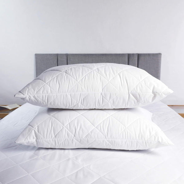 Quilted Waterproof Mattress Protectors 30cm Skirt, Anti Bed Bug Protector, Allergen Protection, Easy To Clean, Soft Bamboo Material