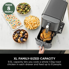 Ninja Double Stack XL 9.5L Air Fryer, SL400UK
