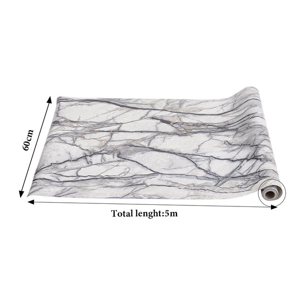 Retro Marble Effect Vinyl Self Adhesive Wallpaper Removable Contact Paper for Kitchen Countertops 60cmx500cm Marble Sticky Back Plastic Viny Wrap for Furnitue Cupboards Worktop Covering