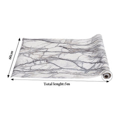 Retro Marble Effect Vinyl Self Adhesive Wallpaper Removable Contact Paper for Kitchen Countertops 60cmx500cm Marble Sticky Back Plastic Viny Wrap for Furnitue Cupboards Worktop Covering