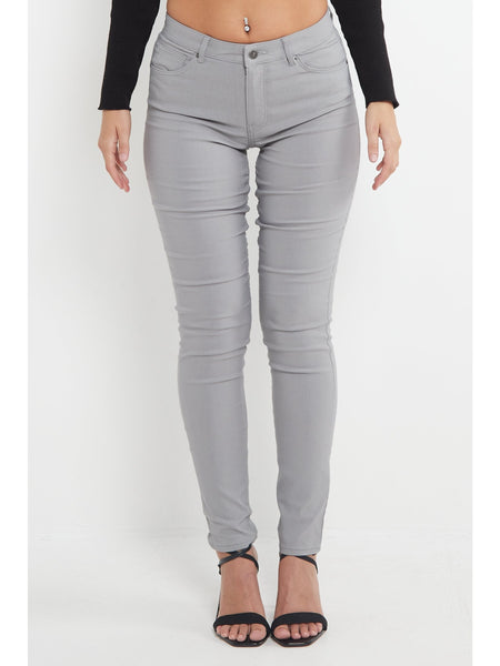 MYT Womens Chino Trousers Ladies Skinny Fit Super Stretch Office Work Casual Chinos Waist Size UK 6-18