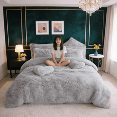 Long Cord Duvet Cover Set – Textured Cord Bedding Set with Duvet Cover and Pillowcases, Soft Corduroy Style Bed Linen Set, Durable Button Closure Bedding for Bedroom, Home, and Daily Use