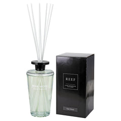 REEF 1000ml Reed Oil Diffuser Set, Sandalwood, Teak Wood, Tobacco & Oud, Luxury Beautiful Home Fragrance for Bedroom Living Room Home Decor Office Essential Oil Reed Diffuser for Stress Relief