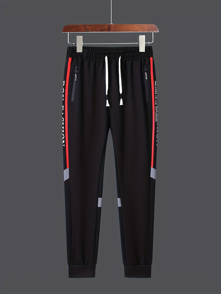 2pcs Men's -Lined Thickened Winter Jacket and Pants Set
