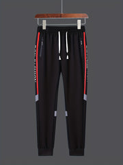 2pcs Men's -Lined Thickened Winter Jacket and Pants Set