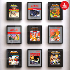 Official Atari Cartridge Wall Art Retro Gaming 3D Wall Decor Classic Arcade Cartridge Display Collectors Wall Decoration For Gaming Room Office Or Home Gift For Gamers