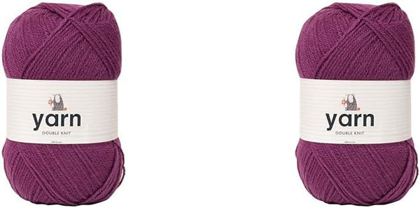 Korbond DK Beige Yarn - 100G Acrylic Wool - Lightweight, Hypoallergenic & Durable Double Knit Crochet Yarn Knitting Wool (290M Total)