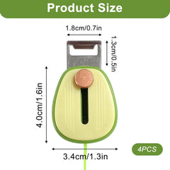 4Pcs Portable Mini Potato Peeler Set – Compact and Lightweight Peelers for Kitchen, Ideal for Vegetables, Fruits, Peeling Tasks, Easy to Store and Carry