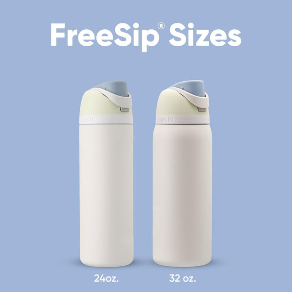 Owala Freesip Insulated Stainless Steel Water Bottle with Straw for Sports and Travel, Leak Proof, Bpa-Free, 945Ml, Iced Breeze
